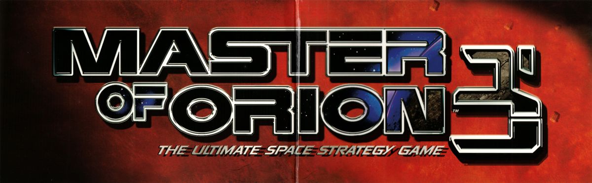 Reference Card for Master of Orion 3 (Windows): Front