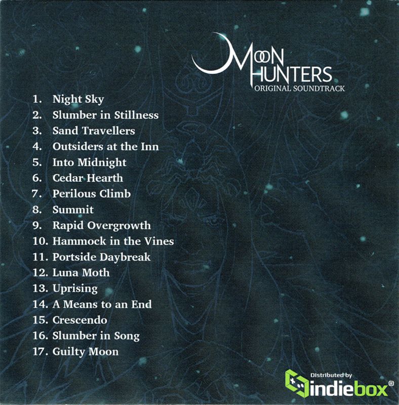 Soundtrack for Moon Hunters (Limited Edition) (Linux and Macintosh and Windows): Sleeve - Back