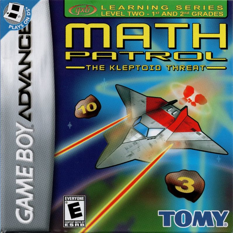 Front Cover for Math Patrol: The Kleptoid Threat (Game Boy Advance)
