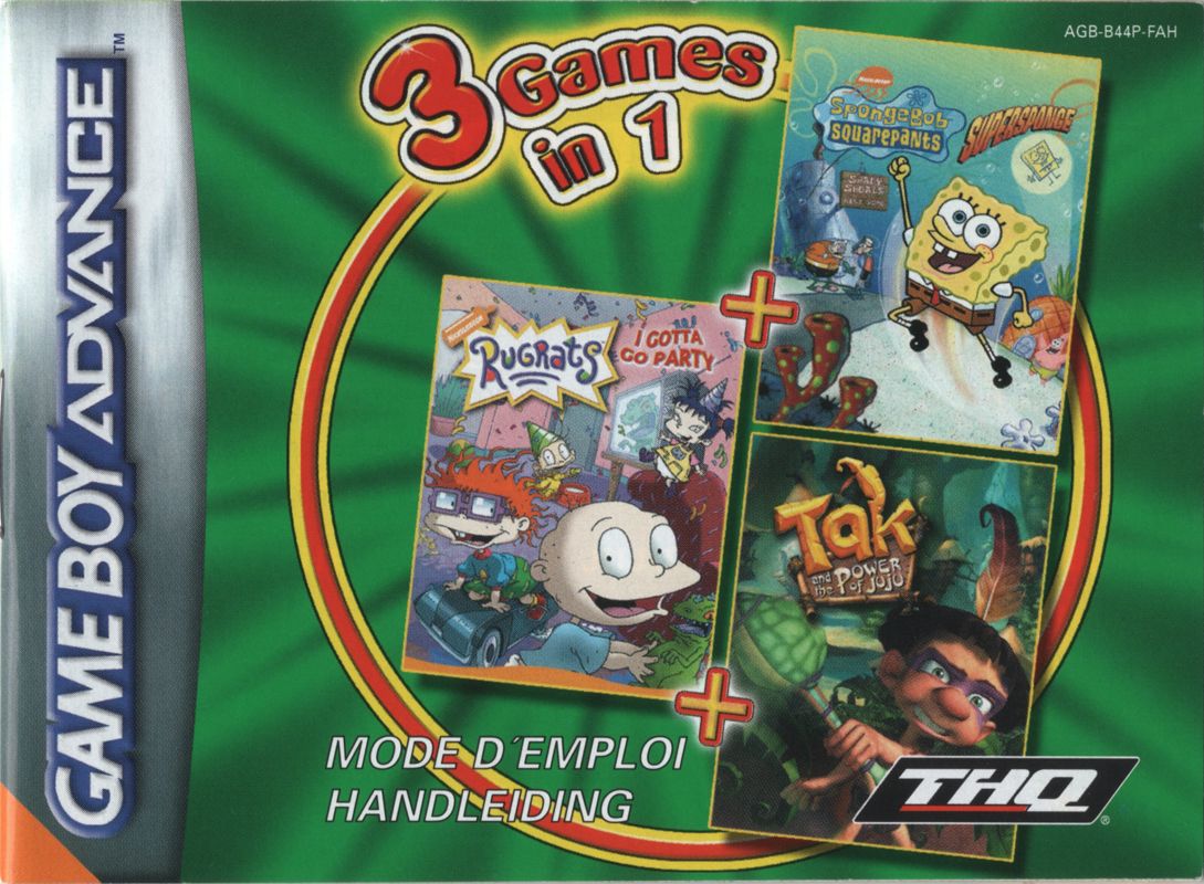 3 Games in 1: Tak and the Power of Juju / SpongeBob SquarePants ...