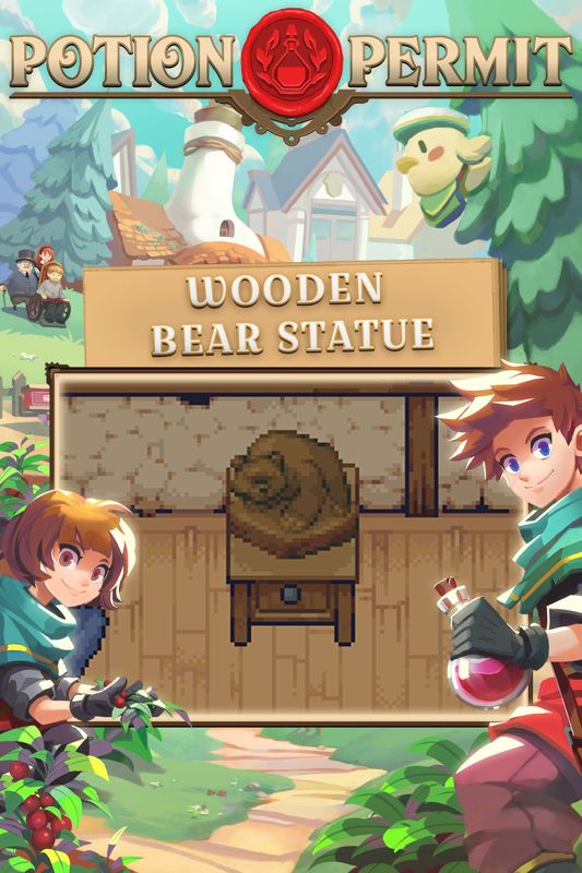 Potion Permit: Wooden Bear Statue cover or packaging material - MobyGames