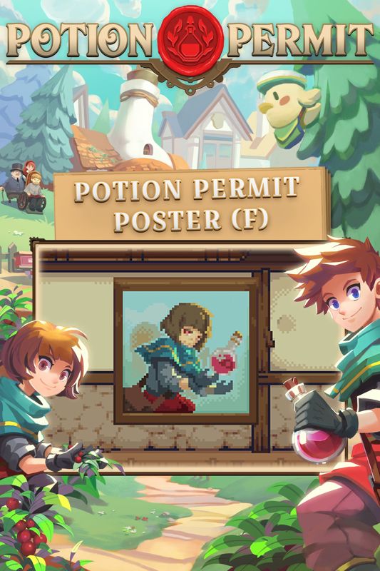 Front Cover for Potion Permit: Potion Permit Poster (F) (Xbox One and Xbox Series) (download release)