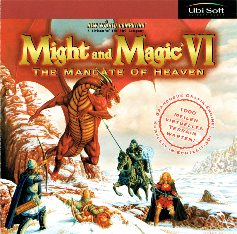 Might and Magic Sixpack cover or packaging material MobyGames