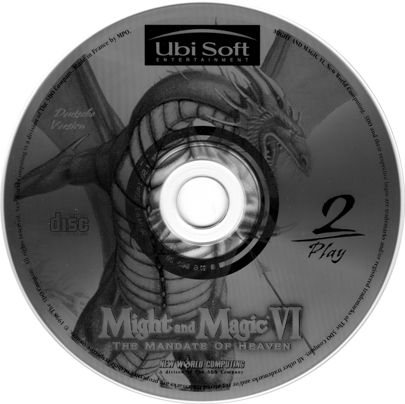 Media for Might and Magic Sixpack (DOS and Windows): Might and Magic VI - Disc 2