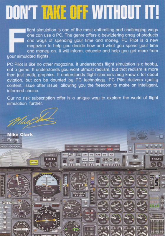 Advertisement for Airbus 2000 (Windows): Six panel foldout for PC Pilot: Panel 2