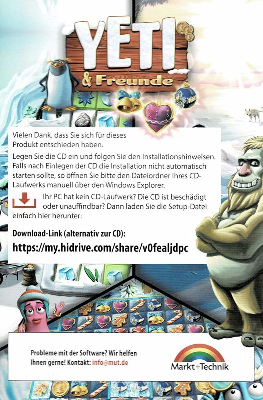 Manual for Yeti & Freunde (Windows) (Markt+Technik Verlag release)