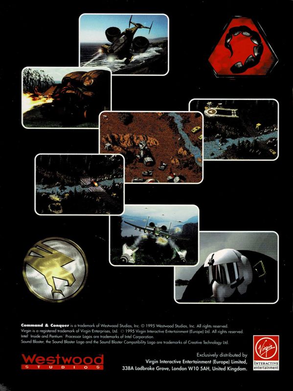 Manual for Command & Conquer (DOS): Back