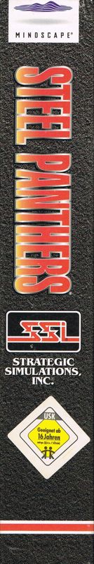 Spine/Sides for Steel Panthers (DOS): Left