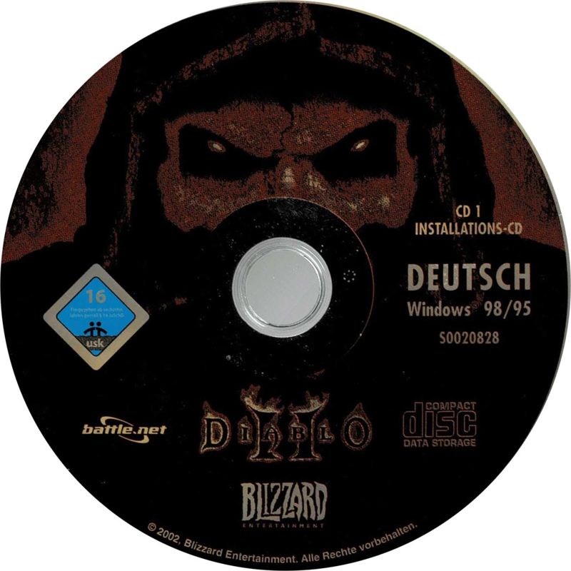 Media for Diablo II: Battle Chest (Macintosh and Windows) (BestSeller Series release (post-2003)): Diablo II - Disc 1