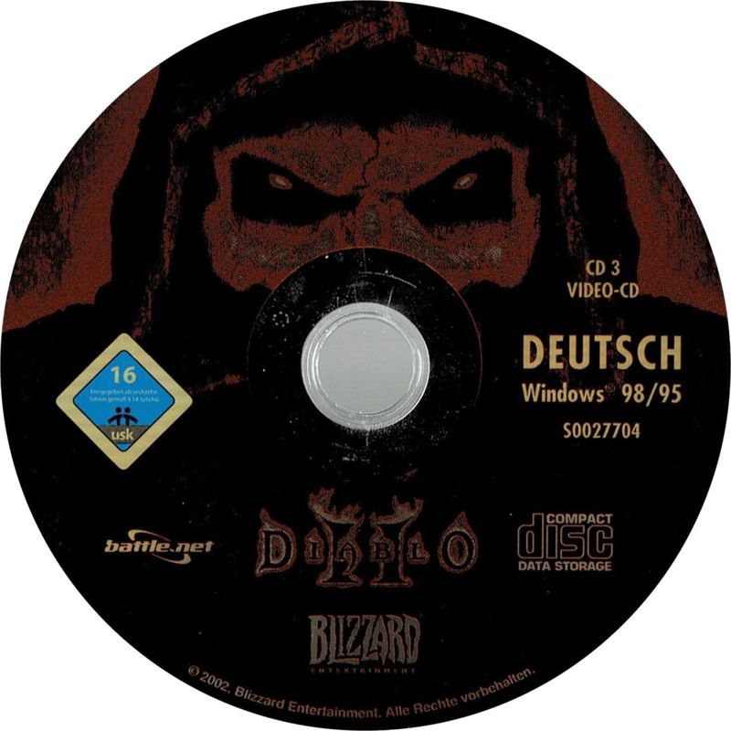 Media for Diablo II: Battle Chest (Macintosh and Windows) (BestSeller Series release (post-2003)): Diablo II - Disc 3