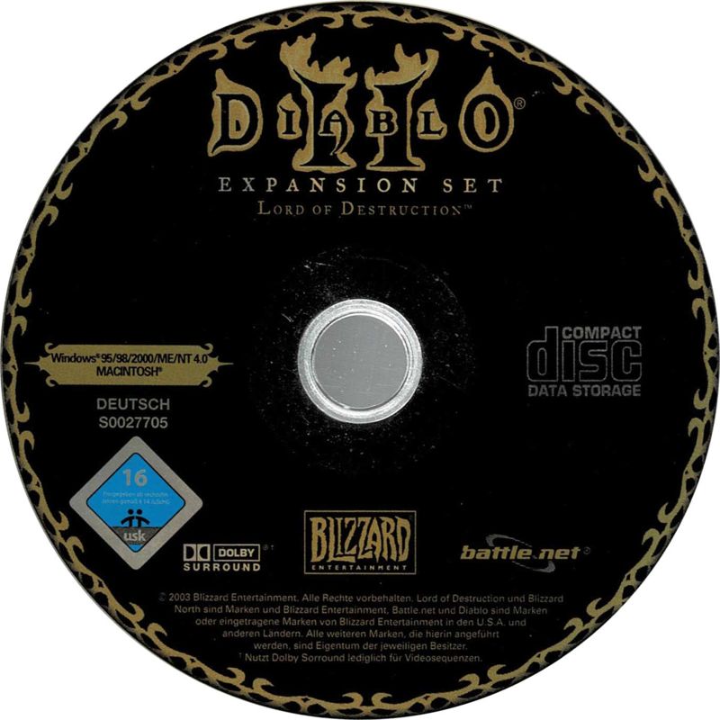 Media for Diablo II: Battle Chest (Macintosh and Windows) (BestSeller Series release (post-2003)): Lord of Destruction