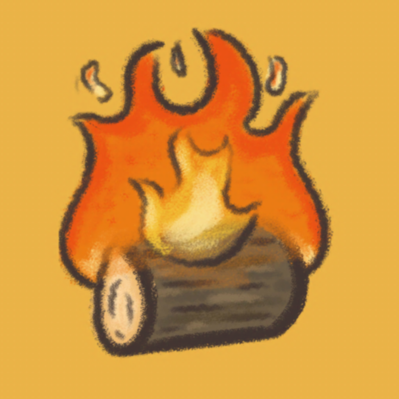 Front Cover for Super Burning Wood (iPad and iPhone)