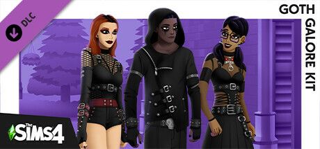 Front Cover for The Sims 4: Goth Galore Kit (Windows) (Steam release)