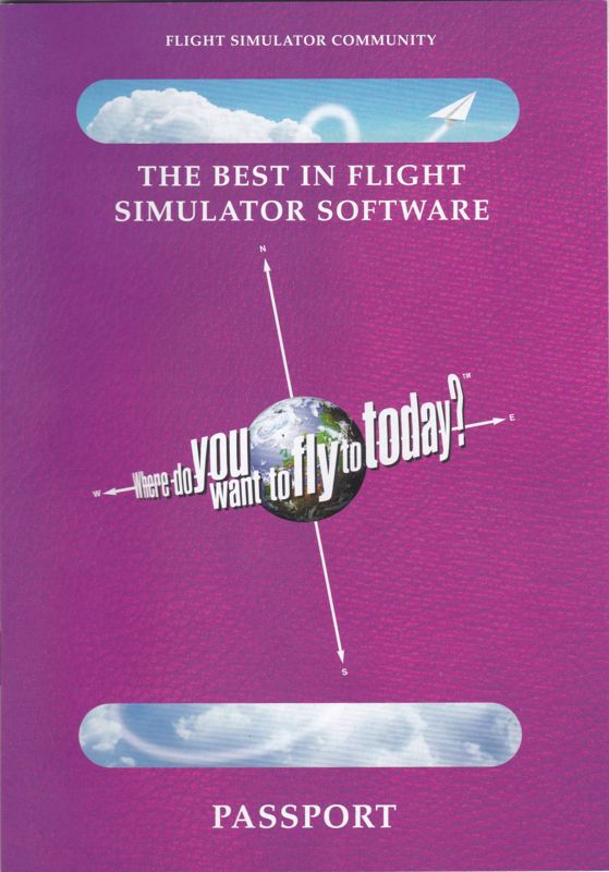 Advertisement for Airbus 2000 (Windows): Product Catalogue: Front