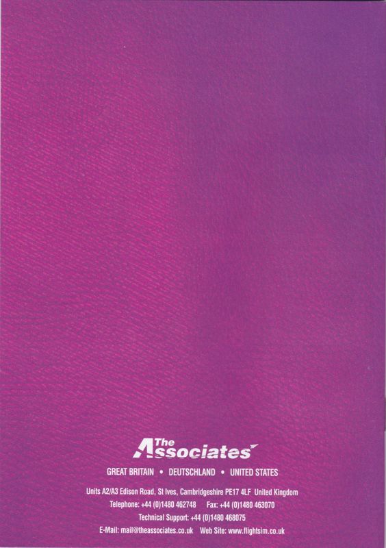 Advertisement for Airbus 2000 (Windows): Product Catalogue: Back