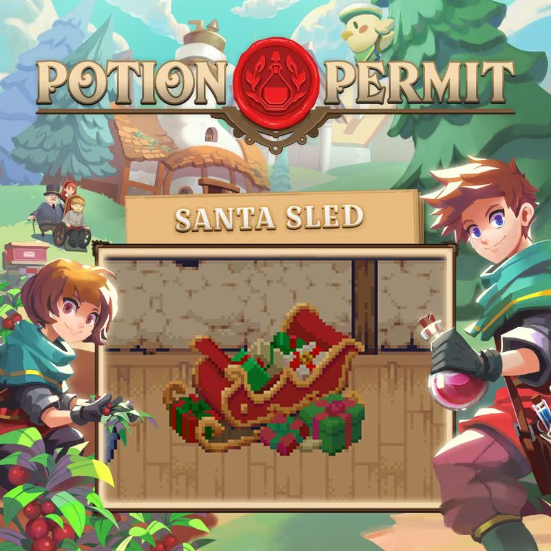 Front Cover for Potion Permit: Santa Sled (PlayStation 4 and PlayStation 5) (download release)