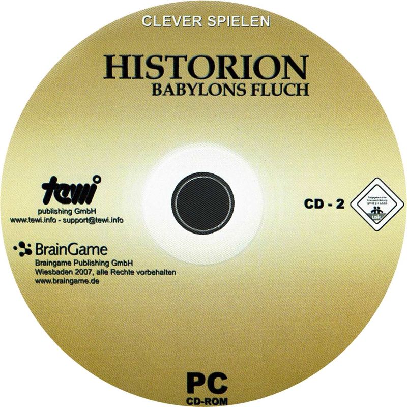 Media for Historion: Babylons Fluch (Windows) (Clever Spielen release): Disc 2