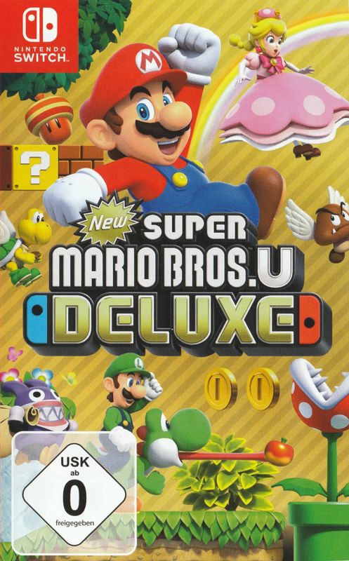 Front Cover for New Super Mario Bros. U Deluxe (Nintendo Switch)