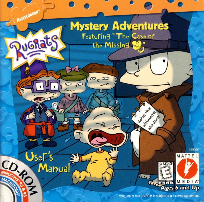 Front Cover for Rugrats: Mystery Adventures (Macintosh and Windows)