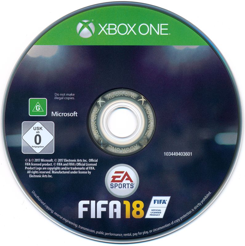 Media for FIFA 18 (Xbox One) (Release with FIFA World Cup 2018 update)