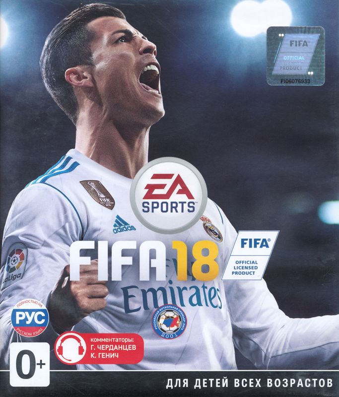 Front Cover for FIFA 18 (Xbox One): w/ Sticker