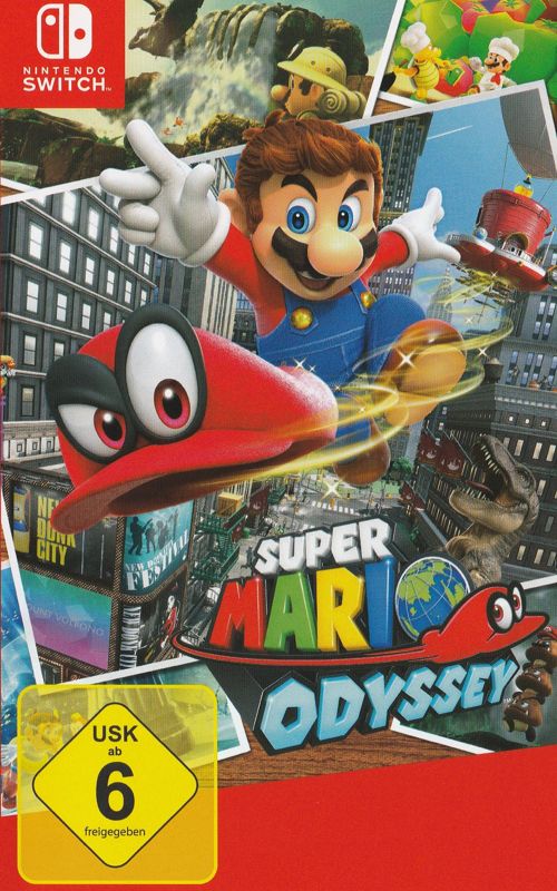 Front Cover for Super Mario Odyssey (Nintendo Switch)