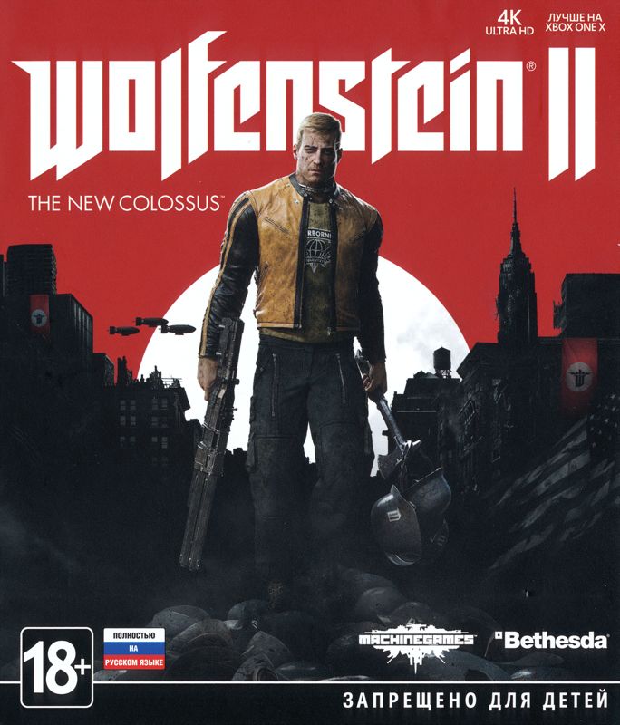 Front Cover for Wolfenstein II: The New Colossus (Xbox One)