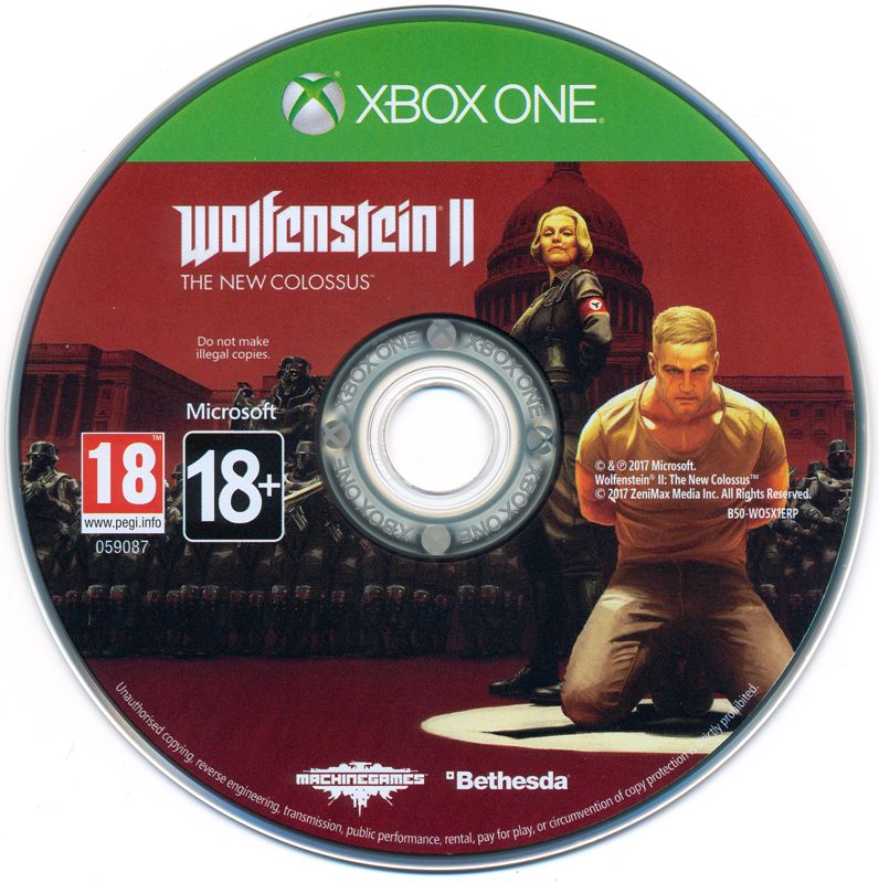 Wolfenstein II: The New Colossus cover or packaging material - MobyGames