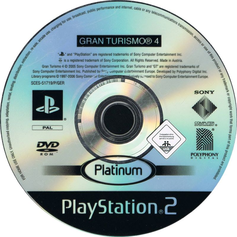 Gran Turismo 4 cover or packaging material - MobyGames