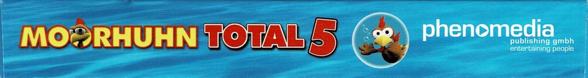Spine/Sides for Moorhuhn: Total 5 (Windows) (Software Pyramide Box release): Top
