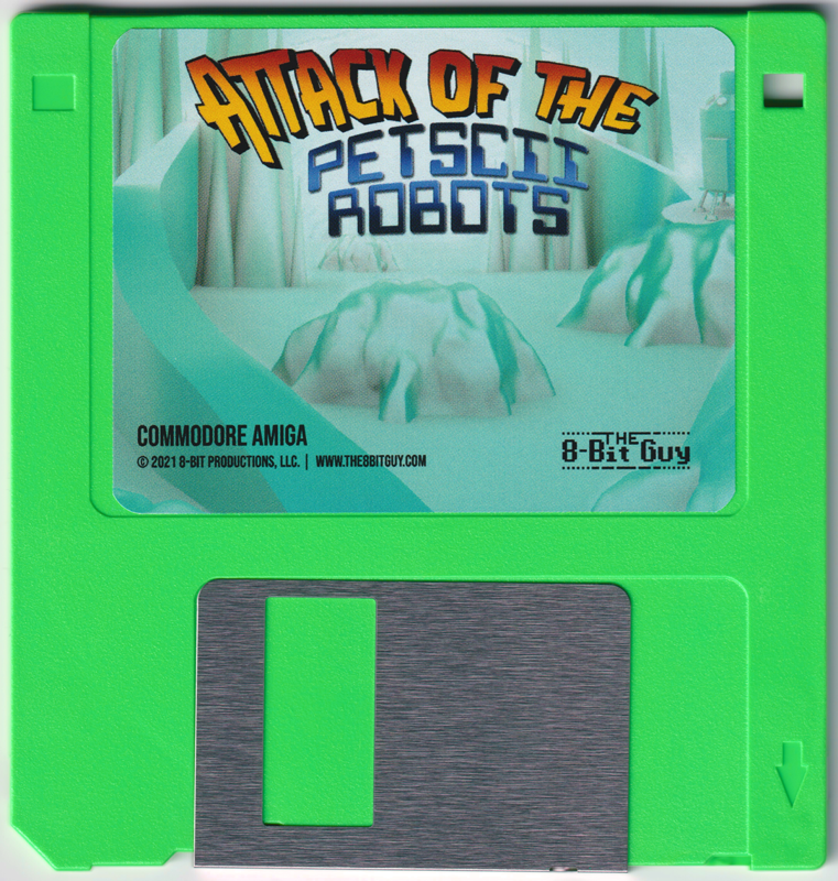 Media for Attack of the Petscii Robots (Amiga): Original Amiga diskette