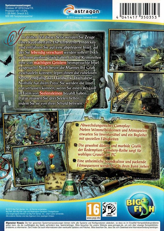 Back Cover for Redemption Cemetery: Grave Testimony (Windows)
