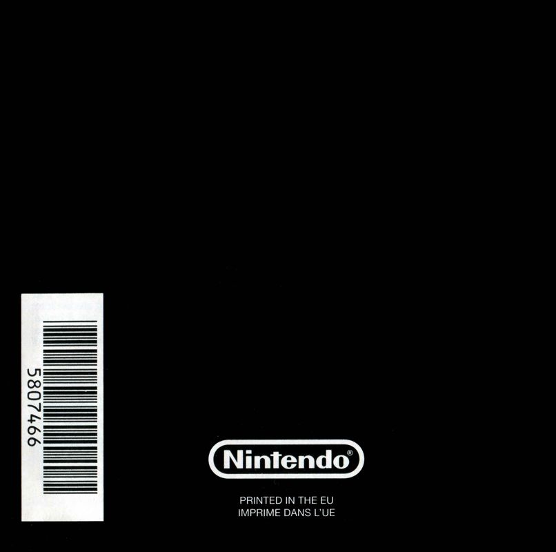 Extras for Chrono Trigger (Nintendo DS): Warranty information booklet - back