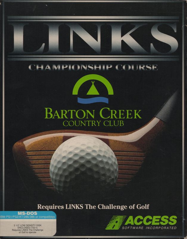 Front Cover for Links: Championship Course - Barton Creek (DOS)