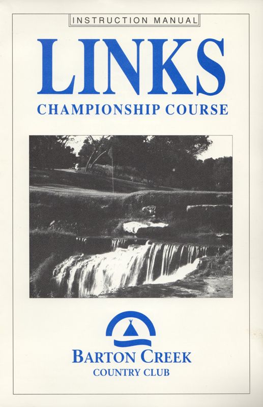 Manual for Links: Championship Course - Barton Creek (DOS)