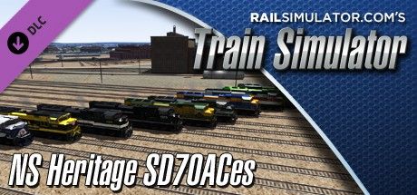 Front Cover for RailWorks 3: Train Simulator 2012 - Norfolk Southern Heritage SD70ACes (Windows) (Steam release.)