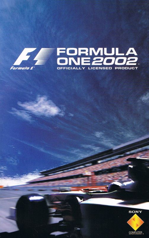 Manual for Formula One 2002 (PlayStation 2): Front