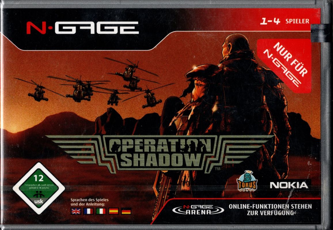 Front Cover for Operation Shadow (N-Gage)