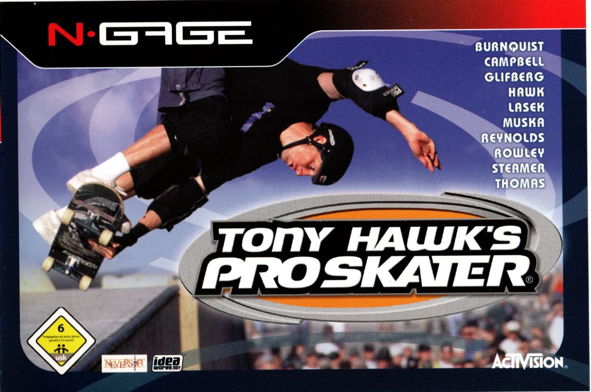 Front Cover for Tony Hawk's Pro Skater (N-Gage)