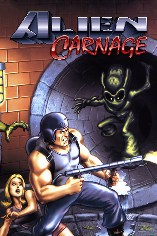 Front Cover for Alien Carnage (Linux and Macintosh and Windows) (Zoom Platform release): 2nd version (31 January 2024)