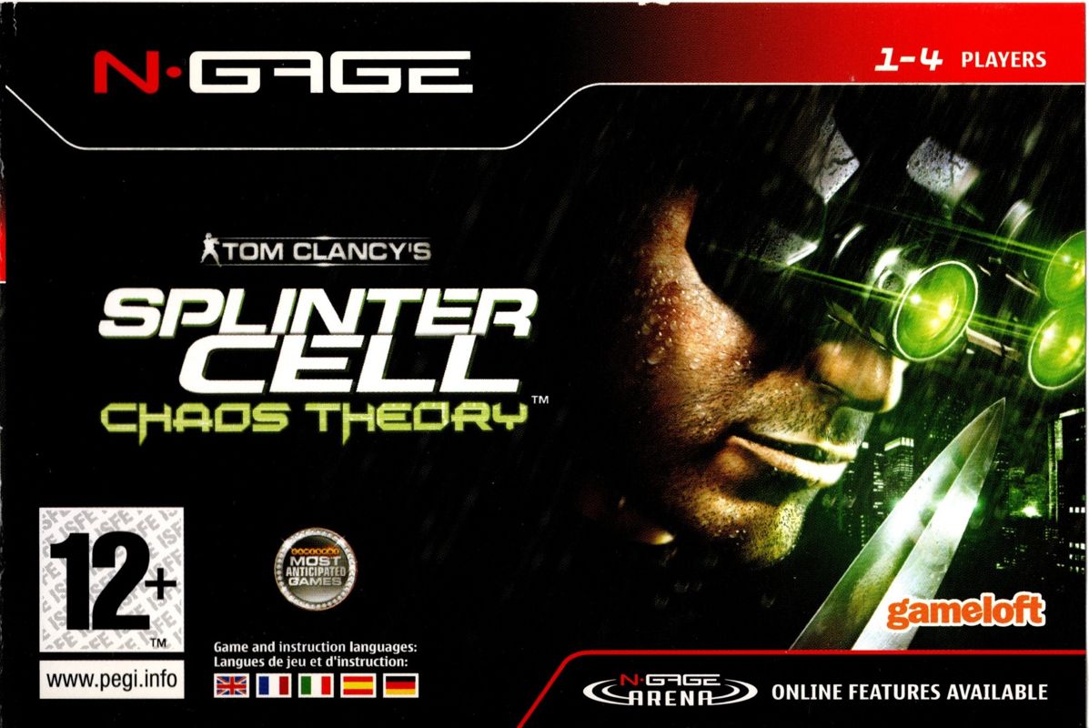 Front Cover for Tom Clancy's Splinter Cell: Chaos Theory (N-Gage)