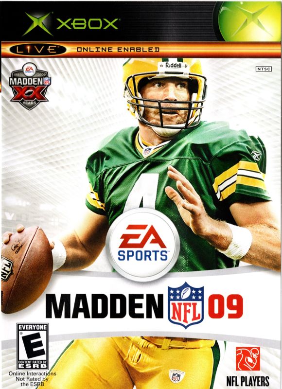 Front Cover for Madden NFL 09 (Xbox)