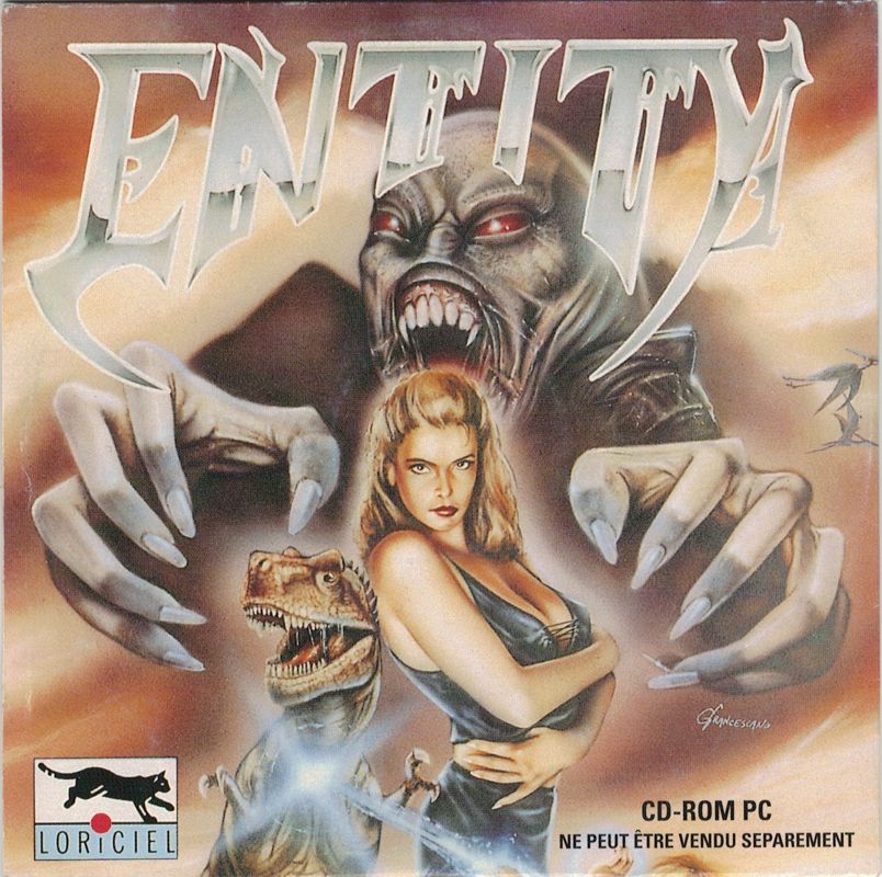 Front Cover for Entity (DOS) (Maxell CD-ROM/MPEG edition)