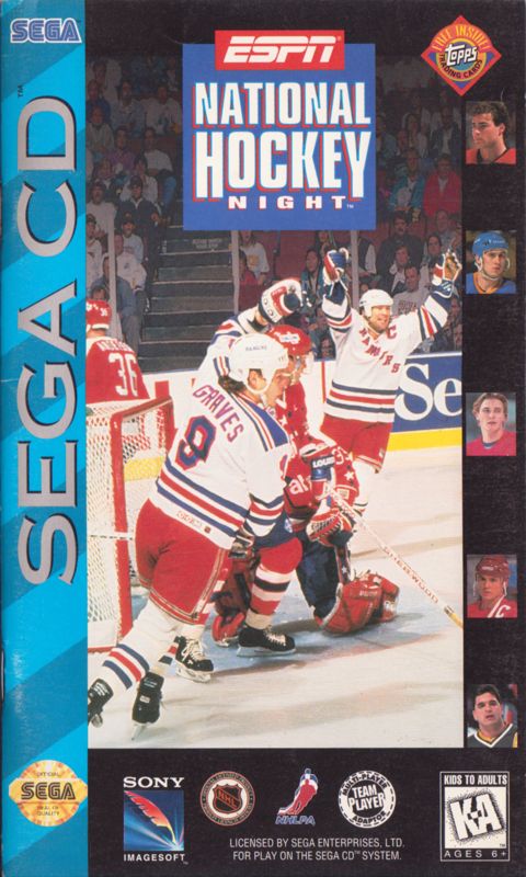 Front Cover for ESPN National Hockey Night (SEGA CD)