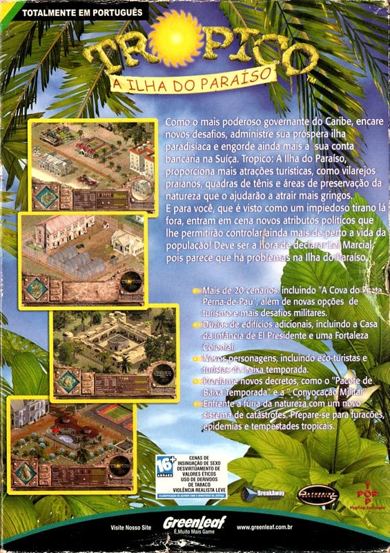 Tropico: Le jeu Officiel et son Add-on cover or packaging material ...