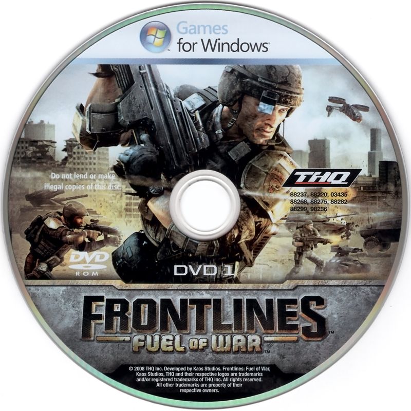 Media for Frontlines: Fuel of War (Windows): DIsc 1