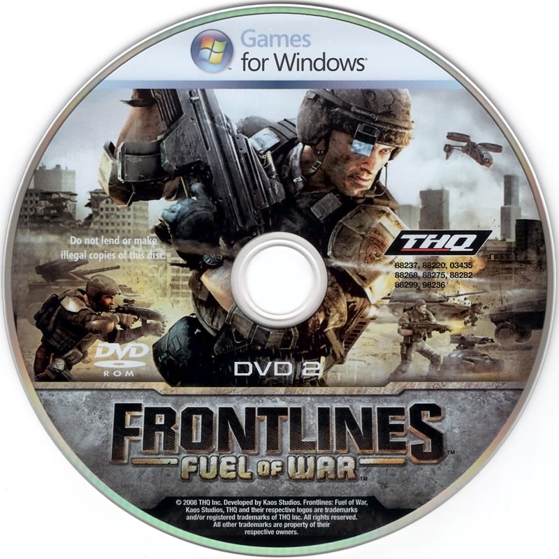 Media for Frontlines: Fuel of War (Windows): Disc 2