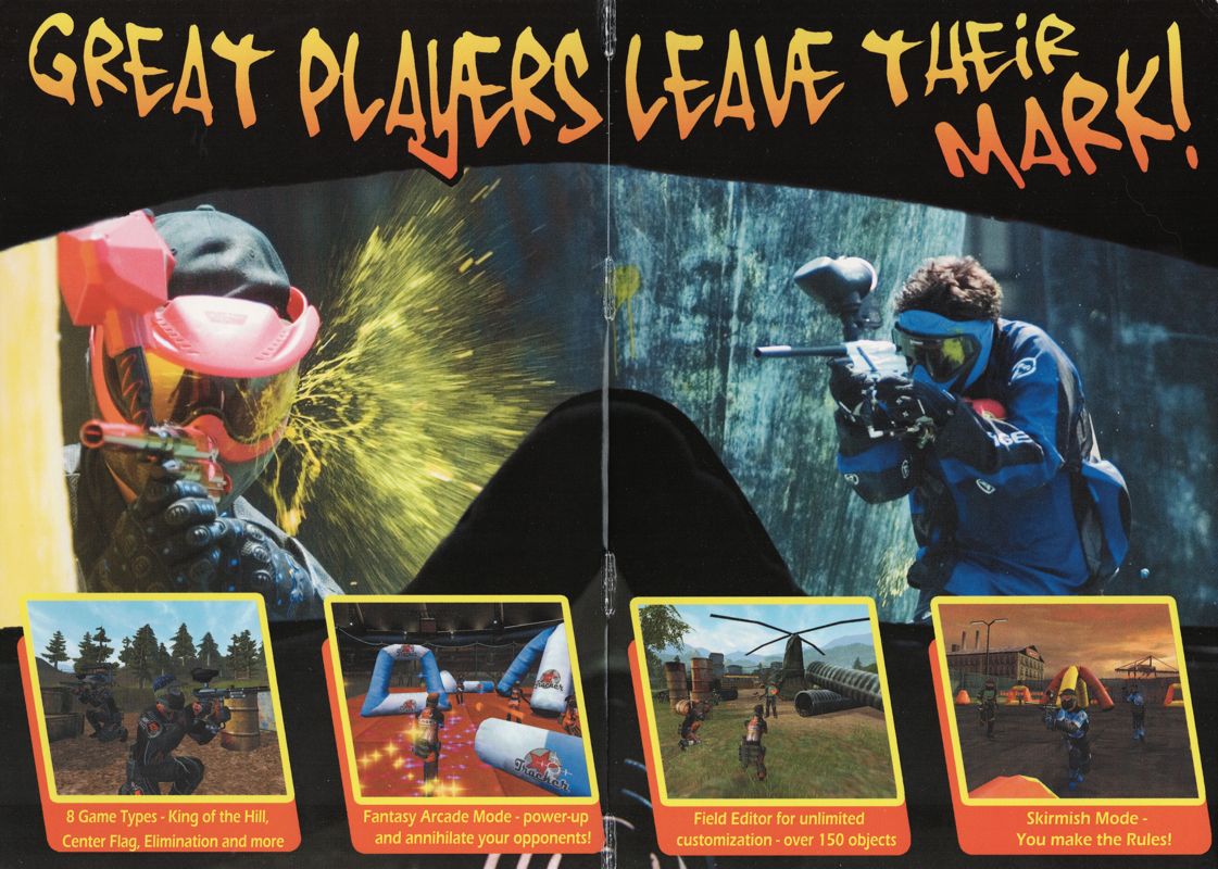 Inside Cover for SPLAT Magazine: Renegade Paintball (Windows)