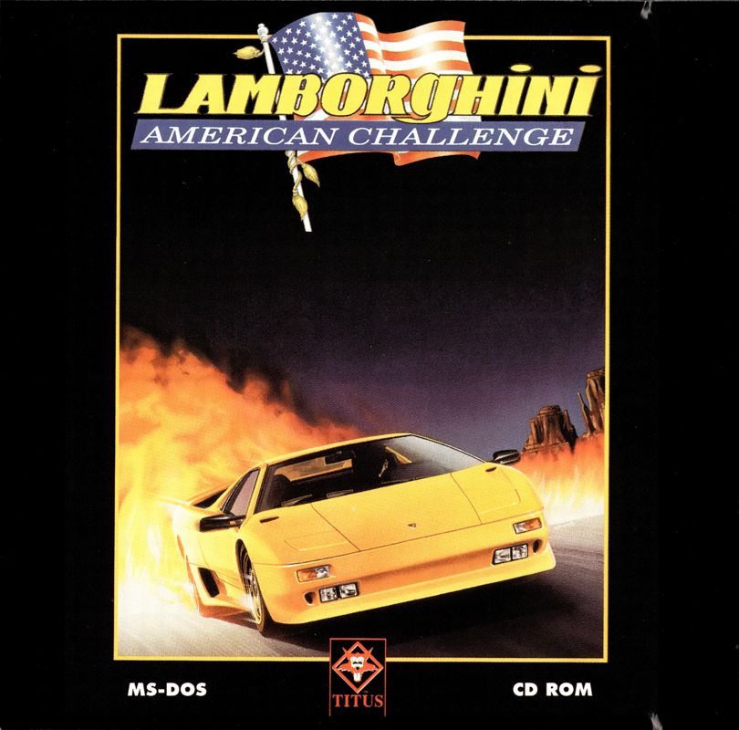 Front Cover for Lamborghini: American Challenge (DOS) (Slash Corporation release)