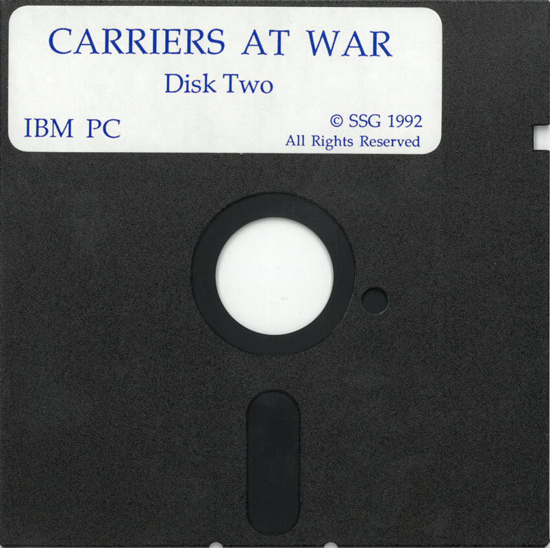 Media for Carriers at War (DOS) (5.25" floppy disk release): Disk 2